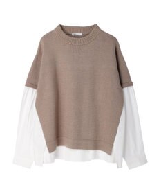 CRAFT STANDARD BOUTIQUE シャツドッキングニットプルオーバー