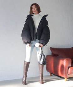 WEGO 【25年秋冬新作/SMサイズ展開】2WAYフードパファーブルゾン