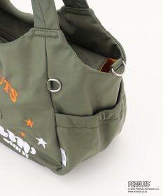 Y'SACCS SNOOPYデザイン サイドギャザー2wayトート　Mサイズ(スケートボード）