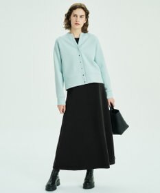 UNFILO L BEAUTY FORM JERSEY ソフト セミフレアスカート