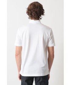 DAKS フロントジップ ハウスチェックパイピング ポロシャツ