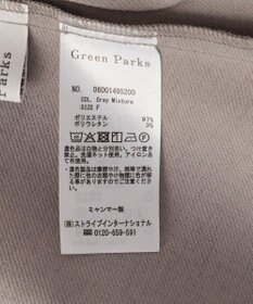 Green Parks イージーケアバックフリルジレ