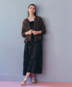 YECCA VECCA リボンデザインシアーブラウス