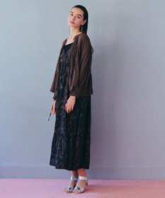 YECCA VECCA リボンデザインシアーブラウス