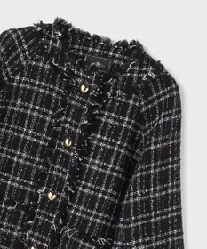 GRACE CONTINENTAL フレアスリーブツイードジャケット