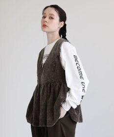 Green Parks ・ＥＬＥＮＣＡＲＥ　ＤＵＥ　ケミカルコーデュロイベスト