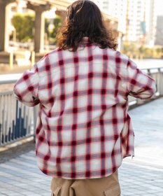 WEGO オンブレチェックシャツ