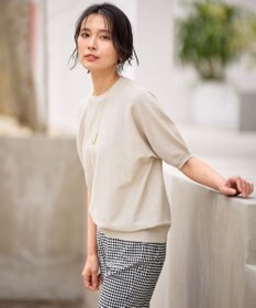 ANY 【洗濯機可/UVケア】ラメニットドルマンプルオーバー