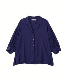 Green Parks 接触冷感シルキータッチローンオープンカラーシャツ