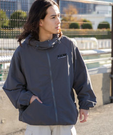 WEGO ナイロンフードシェルブルゾン