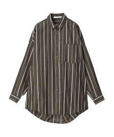 AMERICAN HOLIC ドビーストライプシャツチュニック