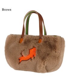 tsumori chisato CARRY キラネコファー ハンドバッグ 手提げ