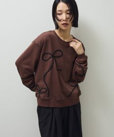 Green Parks ・ｓｗｉｎｇ　ｂｙ　リボンコード刺繍スウェット