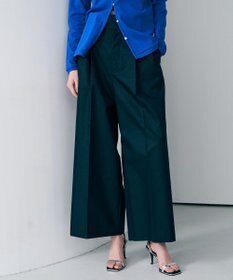 uncrave チノギャバジン ワイドトラウザー ネイビー