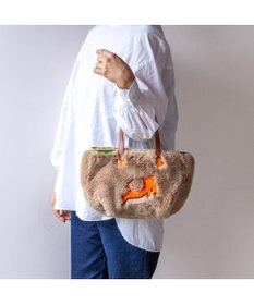 tsumori chisato CARRY キラネコファー ハンドバッグ 手提げ