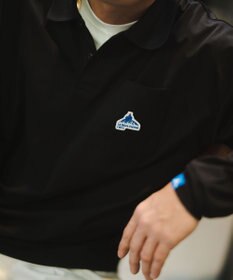 SHARE PARK MENS 【UVケア・吸水速乾・ストレッチ・軽量 】エンブレムポロTシャツ（L・XLサイズ）