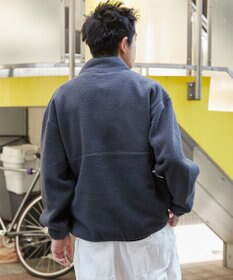 WEGO 【ユニセックス着用】フリース　ハーフZIPプルオーバー