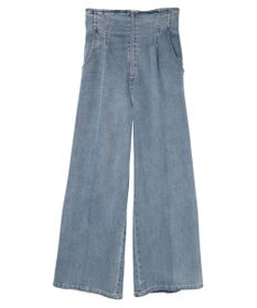 earth music&ecology フロントジップデニムパンツ