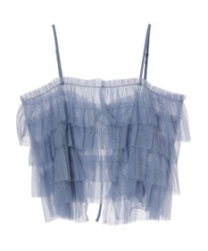 Green Parks ・ＥＬＥＮＣＡＲＥ　ＤＵＥ　２ｗａｙラメチュールフリルキャミ