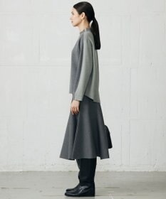 自由区 S 【カタログ掲載】ウールミラノニットフレア スカート