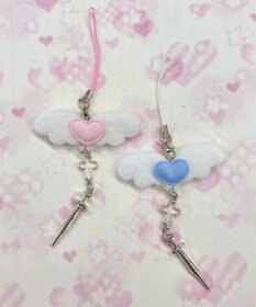 WEGO ハートエンジェルキーホルダー