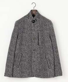 JOSEPH ABBOUD 【洗える】ツィーディーフリース ブルゾン