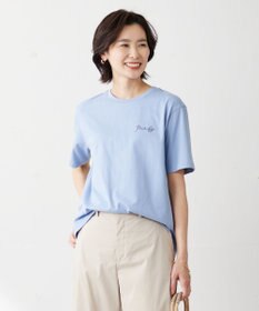 J.PRESS LADIES エンブロイダリー ロゴ Tシャツ