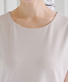 Tiaclasse 【UVカット・吸水速乾】 “きれい見え” バックペプラムトップス