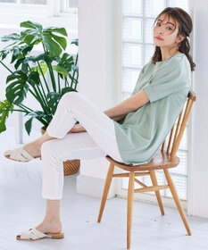 Tiaclasse 【洗える】パフスリーブチュニックブラウス