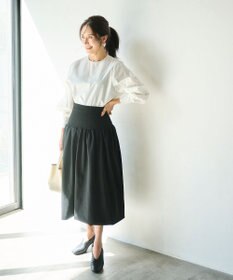 #Newans 【セレモニーにも】バルーンフレアニットスカート