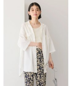 AMERICAN HOLIC 接触冷感＋ＵＶカットＷポケットＢＩＧシャツチュニック