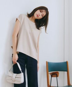 Tiaclasse 【UVカット・吸水速乾】 “きれい見え” バックペプラムトップス