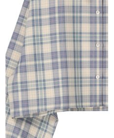 earth music&ecology ＣＨＥＣＫショートシャツジャケット