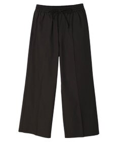 Green Parks 綿麻混イージーワイドパンツ