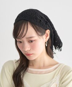 earth music&ecology マルチクロシェスカーフ