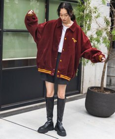 WEGO ヴィンテージコーデュロイスタジャン