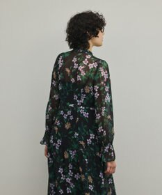 GRACE CONTINENTAL ドロストティアードフレアワンピース