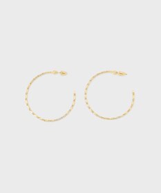 GRACE CONTINENTAL ラインデザインフープピアス