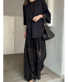 Green Parks レースタックパンツ