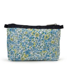 LeSportsac COSMETIC CLUTCH/タペストリーフラワーブルー