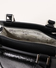 style code 【MERCURYDUO/マーキュリーデュオ】メタリッククラック調型押し フラップハンドバッグ