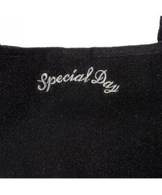 UNBILLION カシュカシュ cachecache / ラメワンポイント刺繍トート