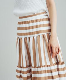 GRACE CONTINENTAL ボーダーコンビスカート