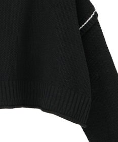 earth music&ecology 【洗濯機洗い可 / 選べる丈】アンチピリングC/A選べる丈配色ニット