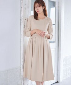 Tiaclasse L 【セレモニー・新色追加】リボンベルトフレアワンピース