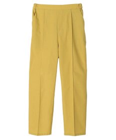 Green Parks 綿麻混イージーテーパードパンツ