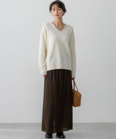 23区 【見上愛さんコラボカラー/VERY掲載】カシミヤブレンド Vネック ニット