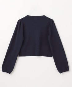 組曲 KIDS 【150-160cm】ラウンドカラー ニットジャケット