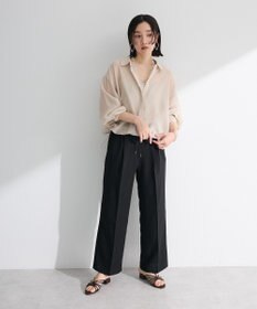 Green Parks 麻調合繊イージーパンツ