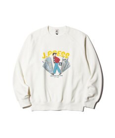 J.PRESS MEN 【AaronChang】【UNISEX】プリント スウエットシャツ